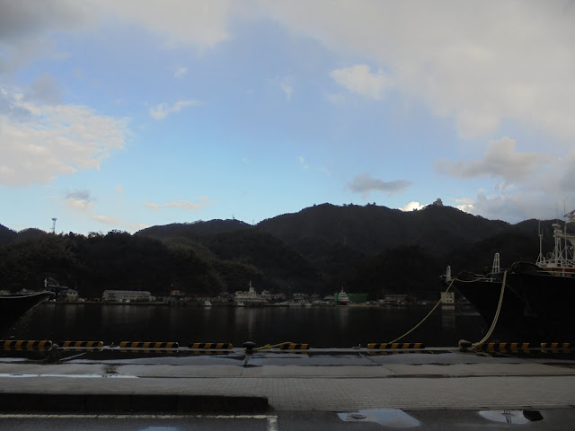 境水道と対岸は島根半島