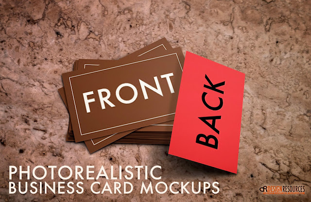 4 Business Card Mockups