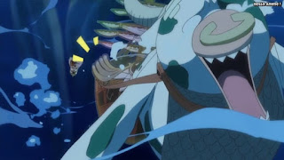 ワンピースアニメ 魚人島編 524話 モーム Momoo | ONE PIECE Episode 524