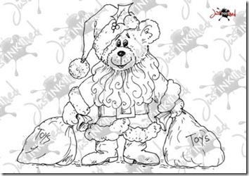 Santa_bear_water