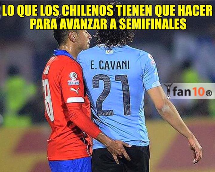 Los mejores memes del Chile-Uruguay. Copa América