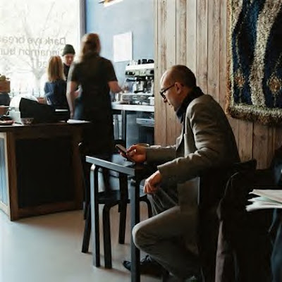 Relaxing inside Nordic Bakery Bakeries In London. Relaxing inside Nordic Bakery