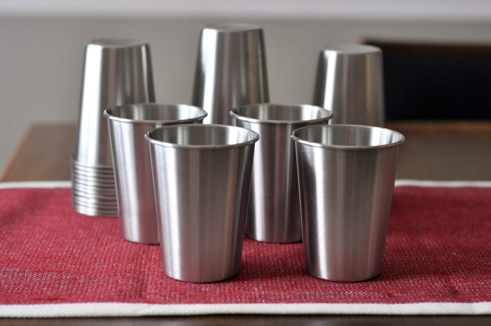 Stainless Steel Cups | Taste As You Go