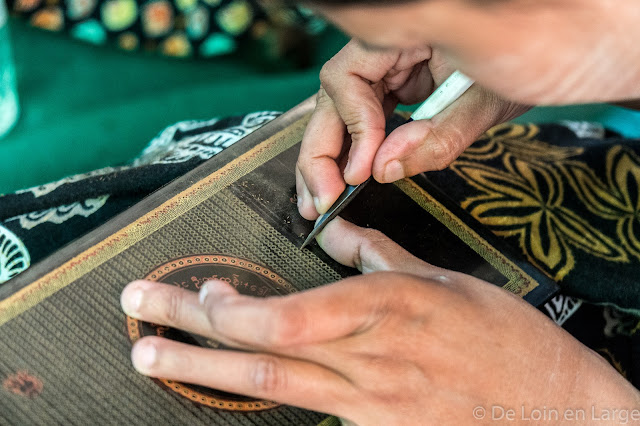 Artisans de la laque - Myinkaba - Myanmar - Birmanie