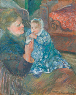 Камиль Писсарро Camille Pissarro (1830 - 1903) Мать и ребенок 1878
