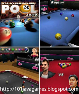 world championship pool 3D java games picture