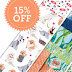 DESIGNER SERIES PAPER SALE OCTOBER 1-31!...