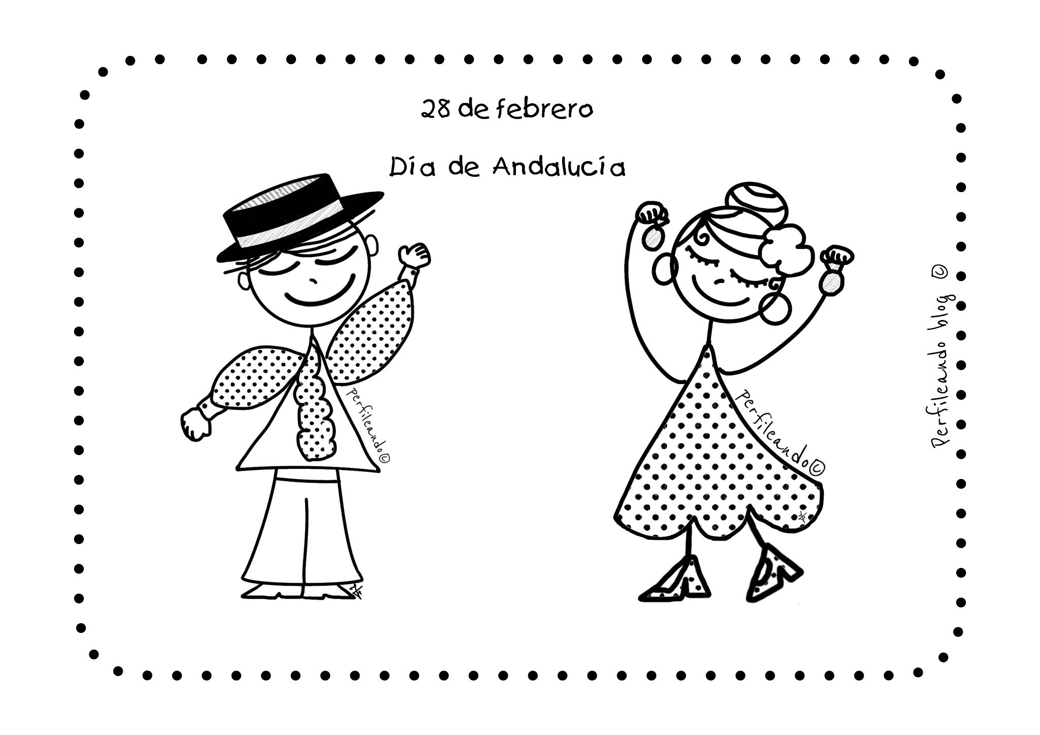 Perfileando. : Mis flamencos para Andalucía.