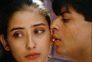 Shah Rukh Khan and Manisha Koiralaand on Dil Se 