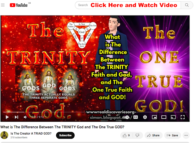 What is The Difference Between The TRINITY God and The One True GOD?