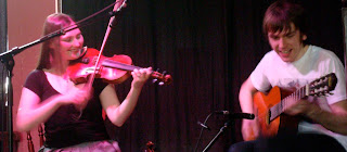 Chemistry between Zoe Conway (fiddle) and John McIntyre (guitar)