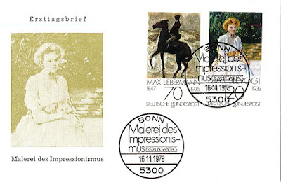 FDC  "Peinture impressionniste"  Allemagne 1978