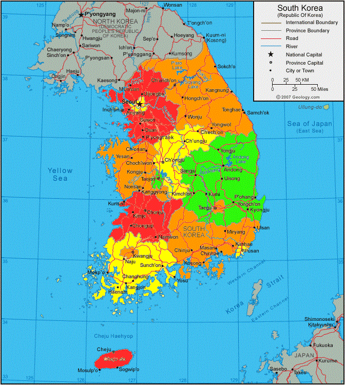 south korea north korea at night. Check out South Korea#39;s