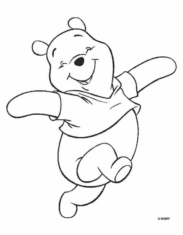 Winnie The Pooh Bear | Disney Coloring Pages title=