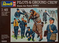 Figurines de la R.A.F. WWII de Revell au 1/48.