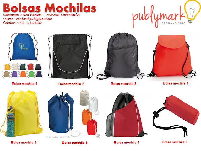 Bolsas mochila