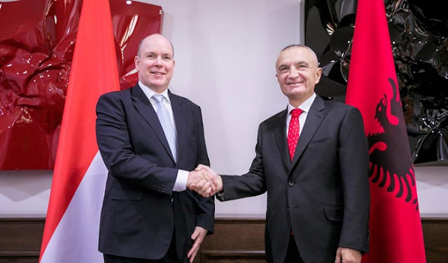 Monaco Prince Albert II in Tirana for first time