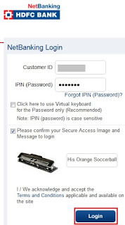 HDFC NetBanking Login