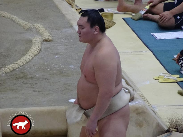 Hakuho au basho de Kyoto