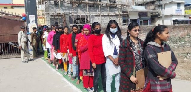 इंटर परीक्षा 14768 परीक्षार्थी हुए शामिल