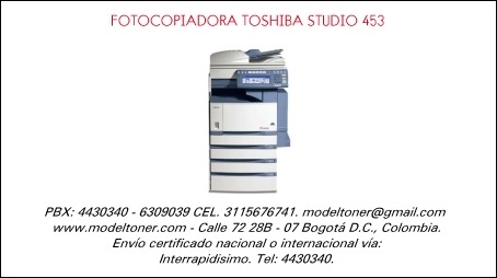 FOTOCOPIADORA TOSHIBA STUDIO 453