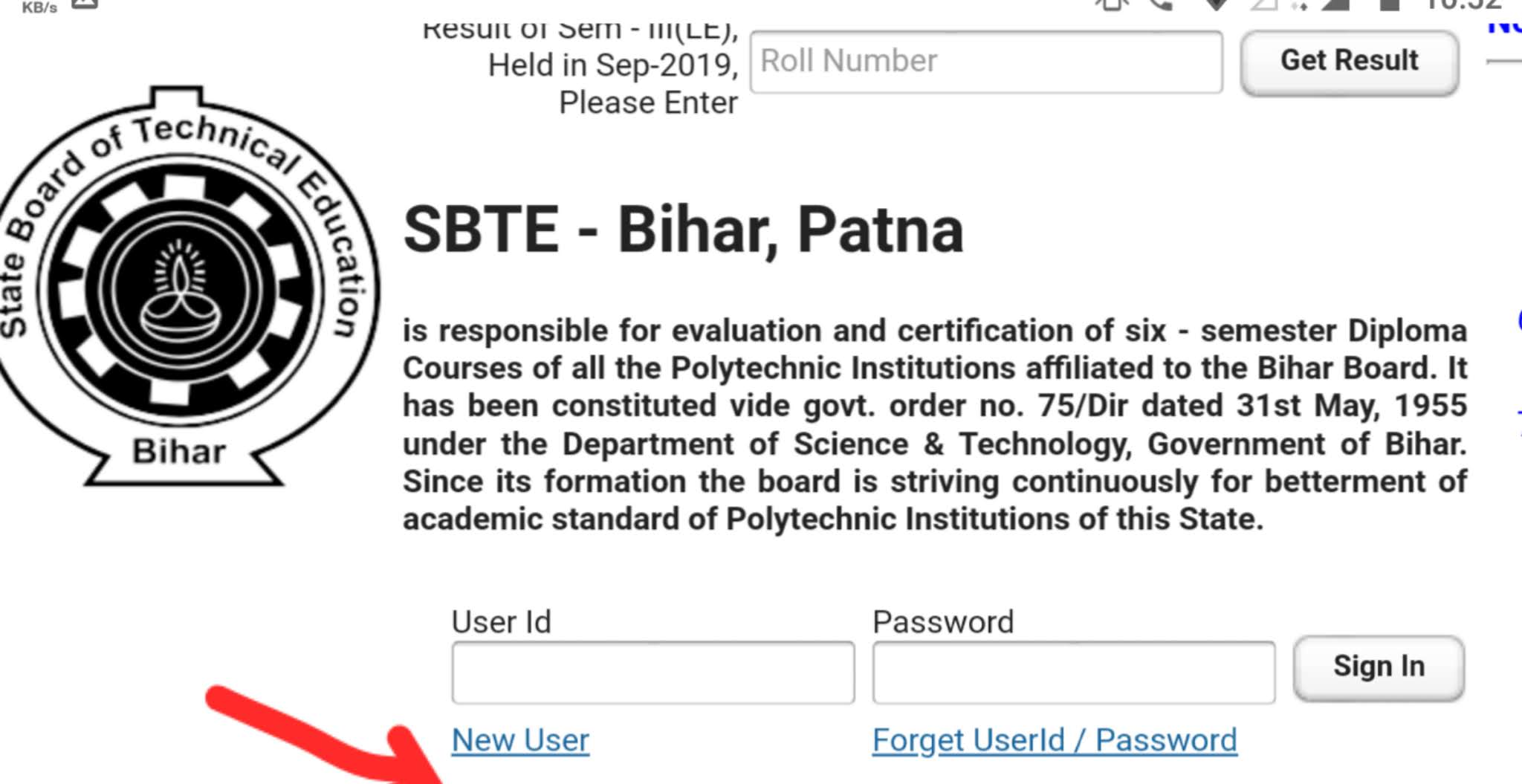 How to Register on SBTE - BIHAR | New User Registration