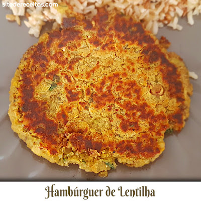 Hambúrguer de lentilha