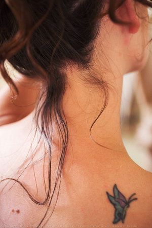 Sexy Women Tattoos With Upper Back Tattoo Ideas Especially Butterfly Tattoo
