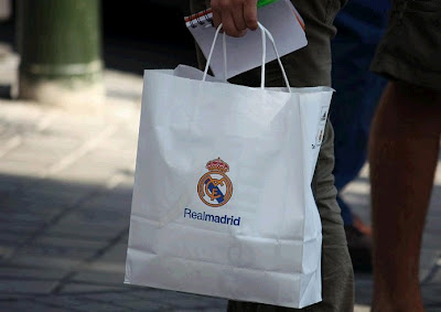 Real Madrid store bag