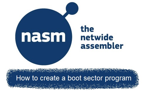Reference picture of the post "How to create a boot sector program with NASM"