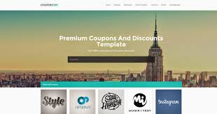 Couponism Responsive Elegant Style Blogger Tempelate
