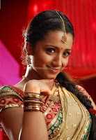 Hot, actress, trisha, saree, pics