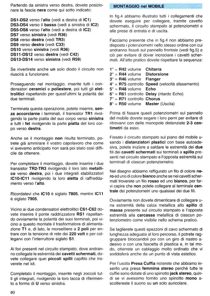 Nuova_Elettronica  n.191 09-1997 GUITAR SOUND PROCESSOR SÍNTESE SONORA & ELETRÔNICA ARTESANAL