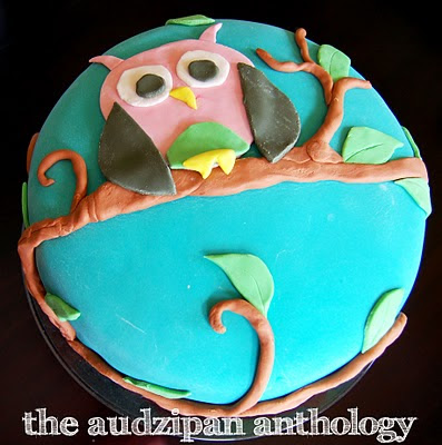  Birthday Cakes on The Audzipan Anthology  Owl Birthday Cake