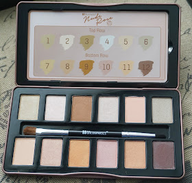 bh Cosmetics Nude Rose- 12 Color Eyeshadow Palette