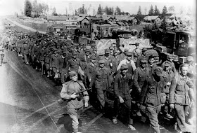 Prisioneros alemanes en Minsk durante la Operación Bagration