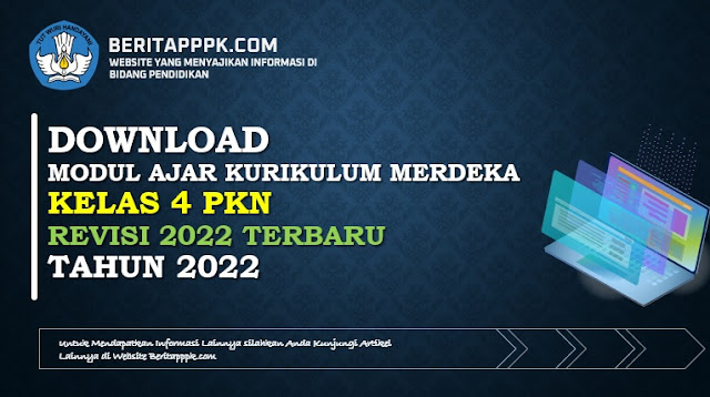 Download Contoh Modul Ajar PKN Kelas 4 Kurikulum Merdeka Revisi 2022/2023