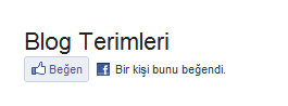 Facebook Beğen butonu