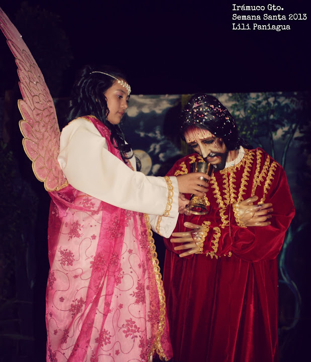 Jesús y el Angel en el Huerto