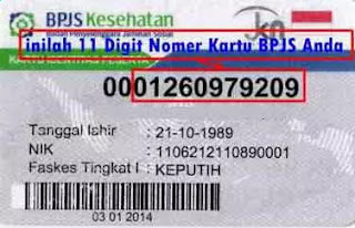 nomor kartu BPJS Kesehatan anda