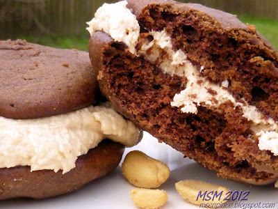 Chocolate Peanut Butter Whoopie Pies