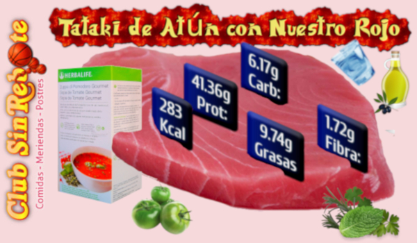 imagen de portada en mi Blog - Recetario de Cenas Sanas y Tentadoras con los Ingredientes del Tataki de Atún con Nuestro Rojo.