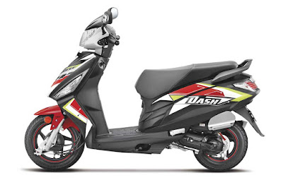 Hero Dash 110cc Scooter left side view
