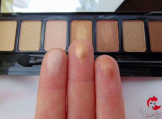 Essence Bronzing Babe Eyeshadow Palette - Swatch - www.annitschkasblog.de