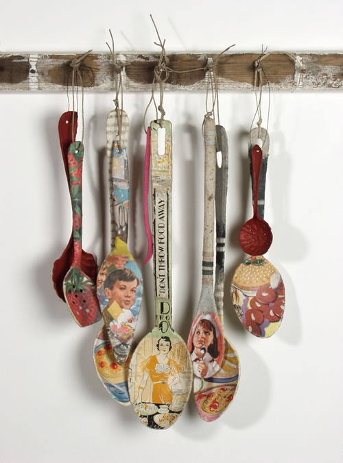 paper spoons as decoration?