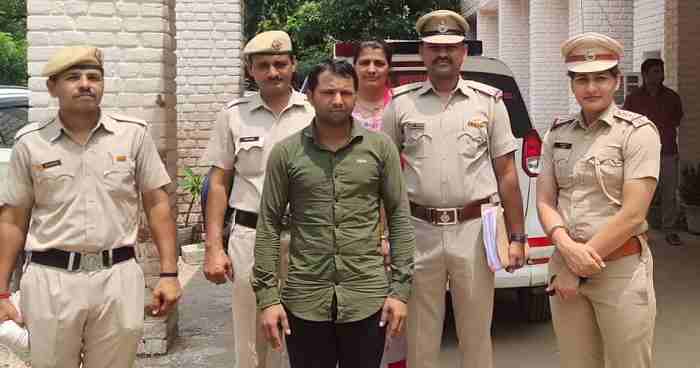 faridabad-police-arrested-1-accused-from-gujrat-misused-social-media