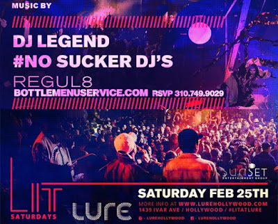 Lure Nightclub LIT Saturdays 2017 February 25th