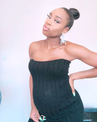 Maria Okan pregnant for Olamide