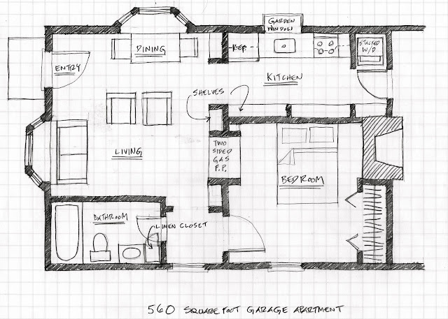  Small  Scale Homes  Floor Plans  for Garage  to Apartment  