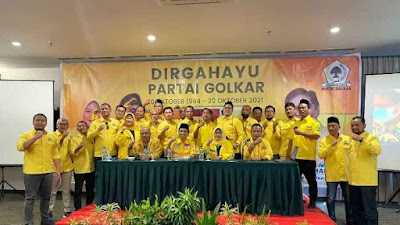 Peringati HUT Partai Golkar ke 57 DPD Partai Golkar kabupaten Bekasi Lakukan Beberapa Rangkaian Kegiatan 